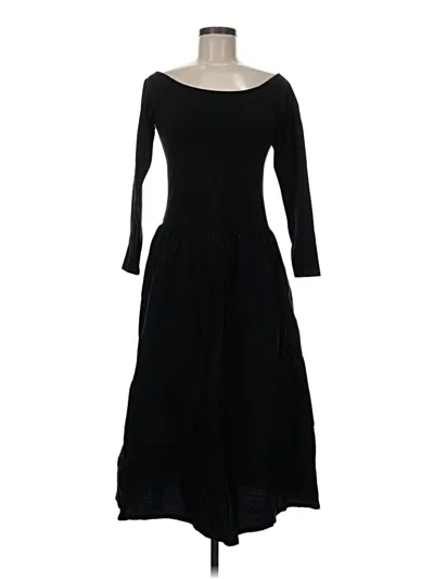 Pre-owned Mng Casual Dress In Black