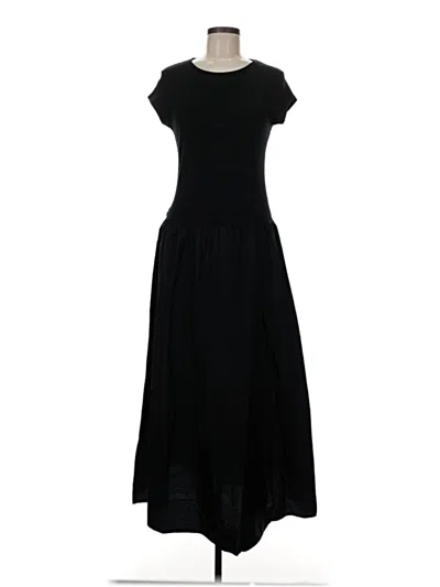Pre-owned Mng Casual Dress In Black