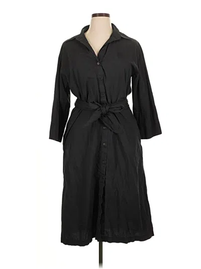 Pre-owned Mng Casual Dress In Black