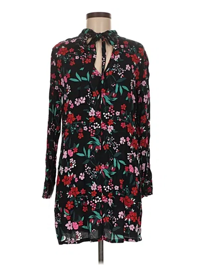 Pre-owned Mng Casual Dress In Black