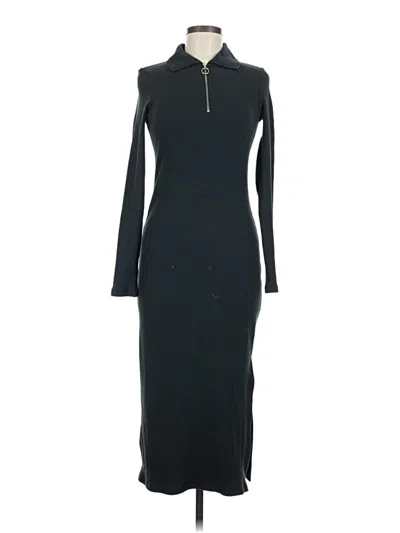 Pre-owned Mng Casual Dress In Black