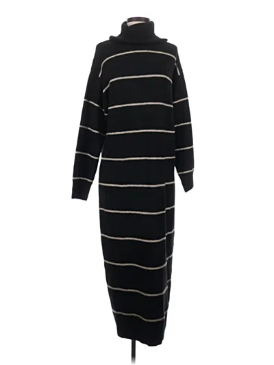 Pre-owned Mng Casual Dress In Black