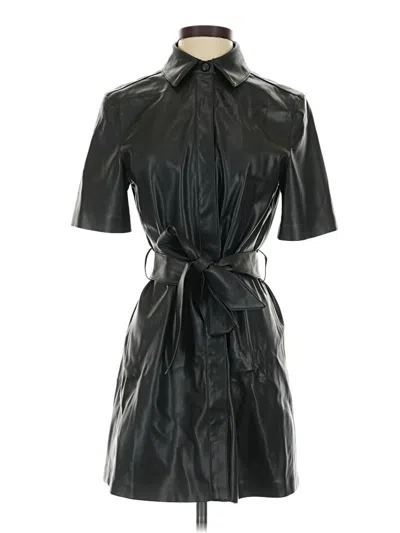Pre-owned Mng Casual Dress In Black