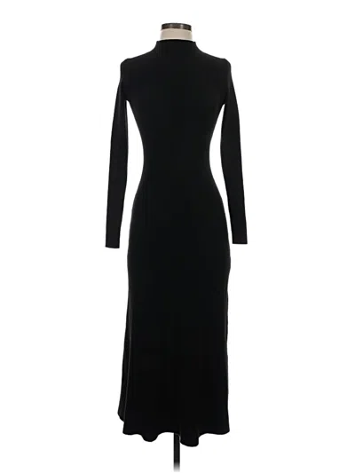 Pre-owned Mng Casual Dress In Black