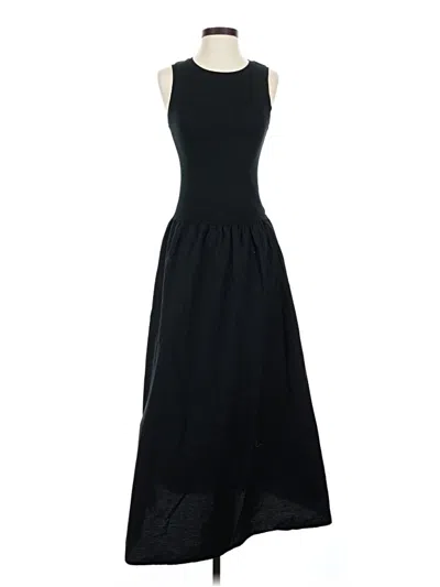 Pre-owned Mng Casual Dress In Black