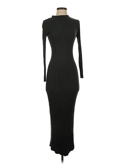 Pre-owned Mng Casual Dress In Black