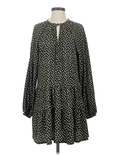 Pre-owned Mng Casual Dress In Black
