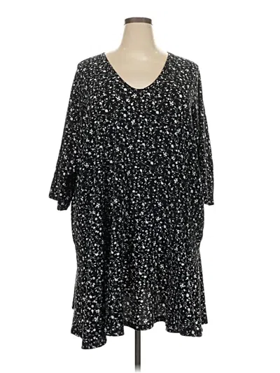 Pre-owned Mng Casual Dress In Black