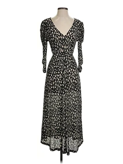 Pre-owned Mng Casual Dress In Black
