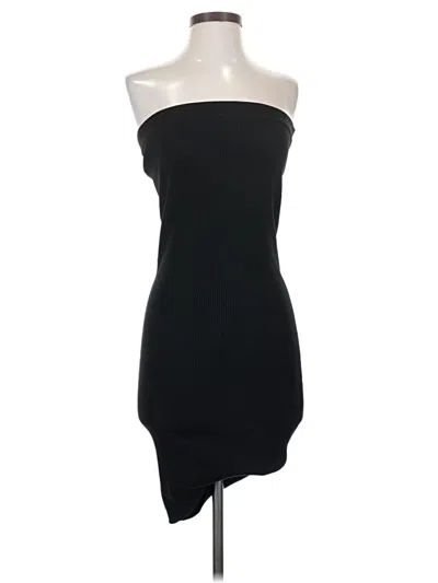 Pre-owned Mng Casual Dress In Black