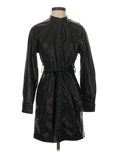 Pre-owned Mng Casual Dress In Black