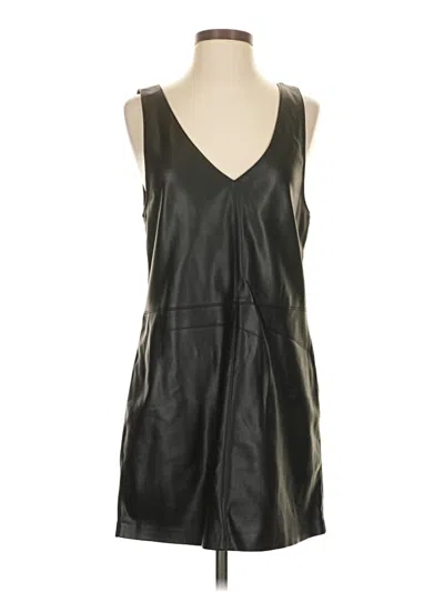 Pre-owned Mng Casual Dress In Black