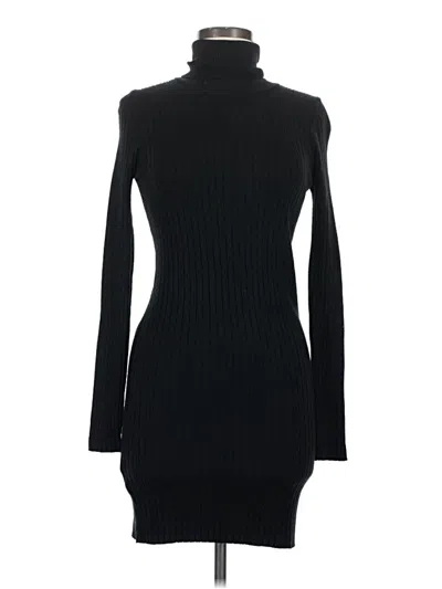 Pre-owned Mng Casual Dress In Black