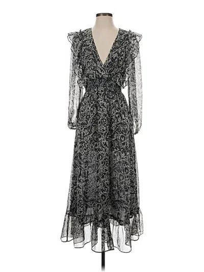 Pre-owned Mng Casual Dress In Black