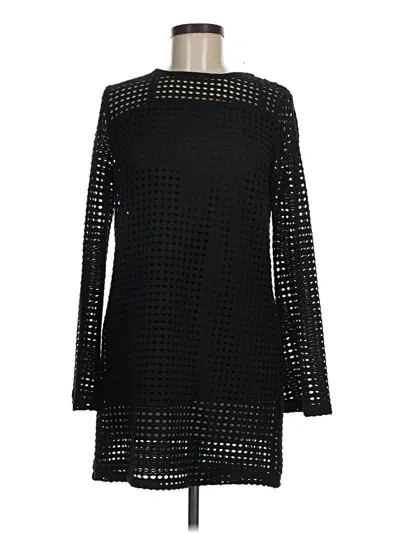 Pre-owned Mng Casual Dress In Black