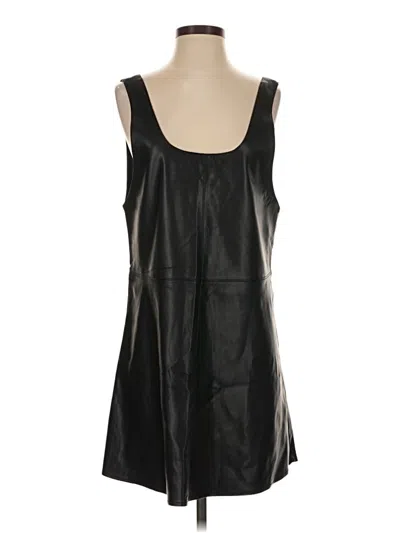 Pre-owned Mng Casual Dress In Black