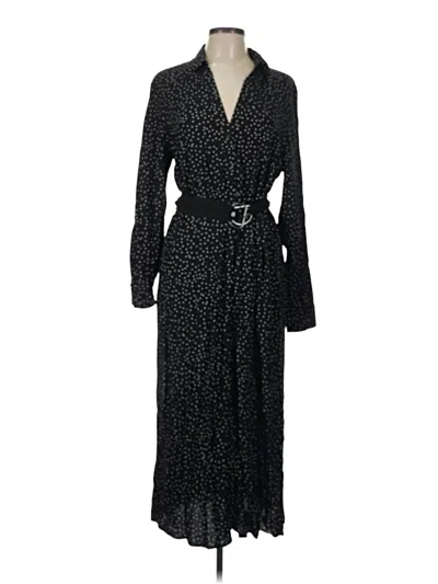 Pre-owned Mng Casual Dress In Black
