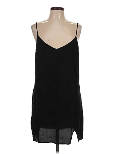 Pre-owned Mng Casual Dress In Black