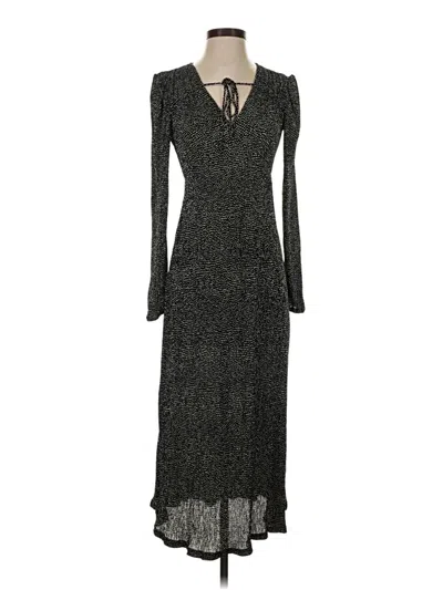 Pre-owned Mng Casual Dress In Black