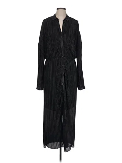 Pre-owned Mng Casual Dress In Black