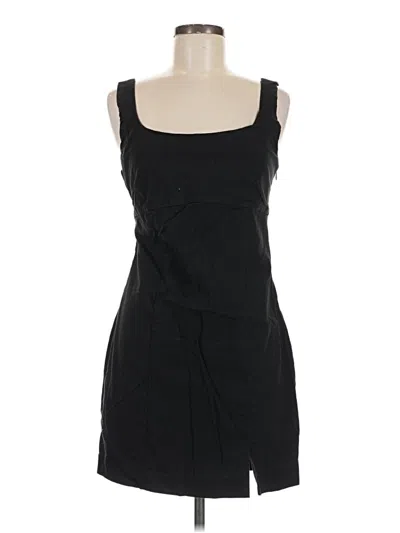 Pre-owned Mng Casual Dress In Black
