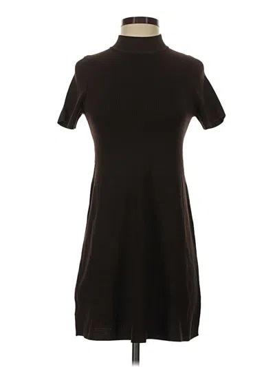 Pre-owned Mng Casual Dress In Black