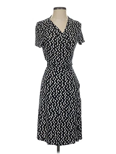 Pre-owned Mng Casual Dress In Black