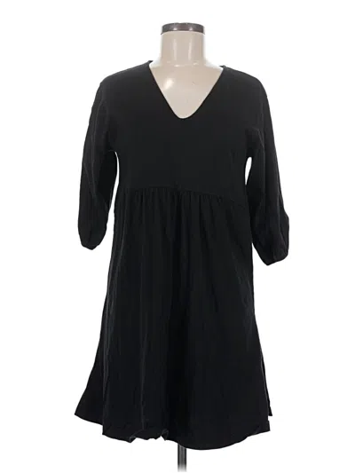 Pre-owned Mng Casual Dress In Black