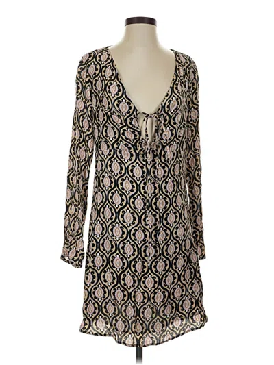 Pre-owned Mng Casual Dress In Black