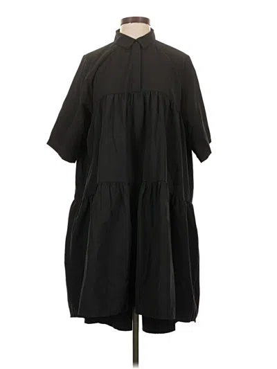 Pre-owned Mng Casual Dress In Black