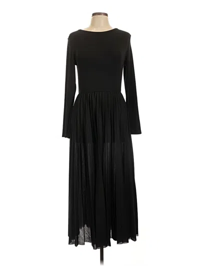Pre-owned Mng Casual Dress In Black