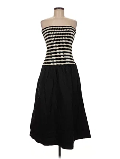 Pre-owned Mng Casual Dress In Black