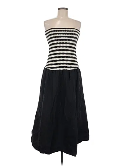 Pre-owned Mng Casual Dress In Black