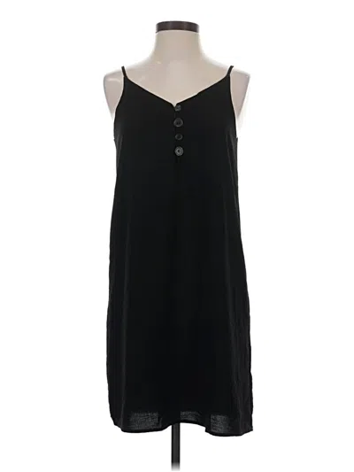 Pre-owned Mng Casual Dress In Black