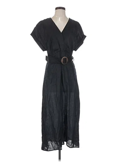 Pre-owned Mng Casual Dress In Black
