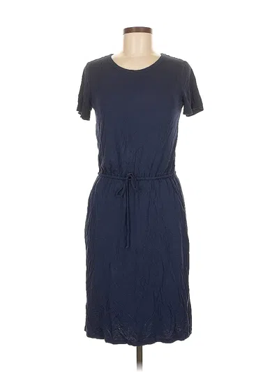 Pre-owned Mng Casual Dress In Blue