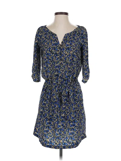 Pre-owned Mng Casual Dress In Blue