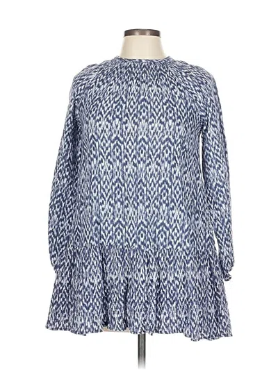 Pre-owned Mng Casual Dress In Blue