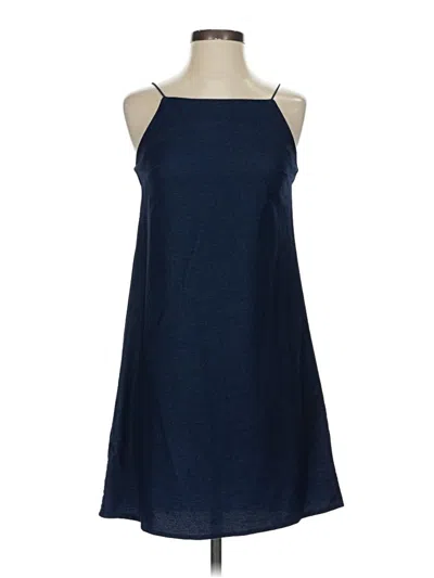 Pre-owned Mng Casual Dress In Blue
