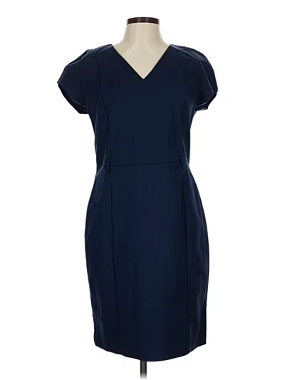 Pre-owned Mng Casual Dress In Blue