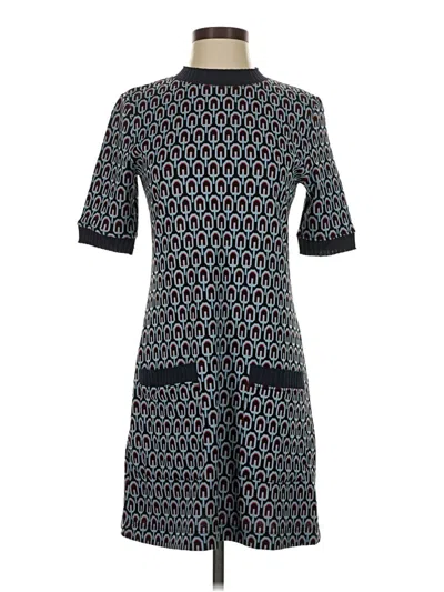 Pre-owned Mng Casual Dress In Blue