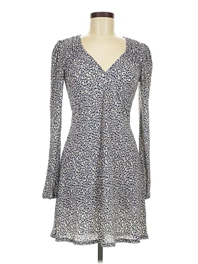 Pre-owned Mng Casual Dress In Blue