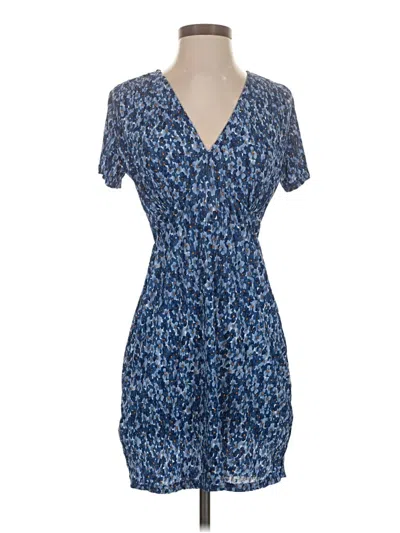 Pre-owned Mng Casual Dress In Blue