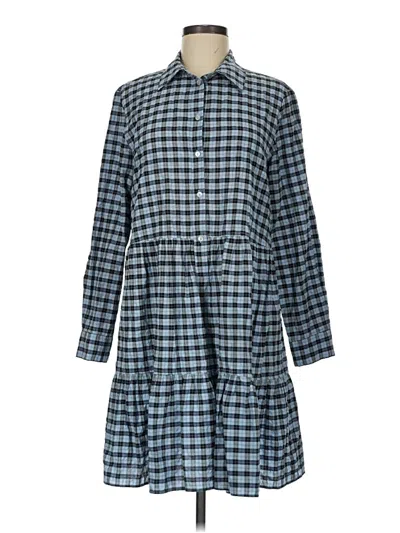 Pre-owned Mng Casual Dress In Blue