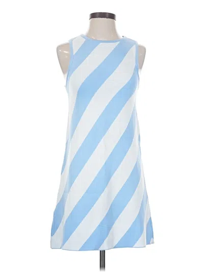 Pre-owned Mng Casual Dress In Blue