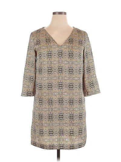 Pre-owned Mng Casual Dress In Brown