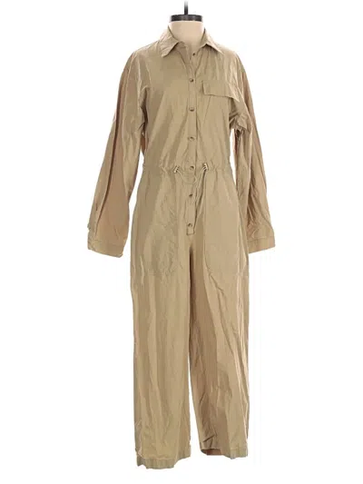 Pre-owned Mng Casual Dress In Brown