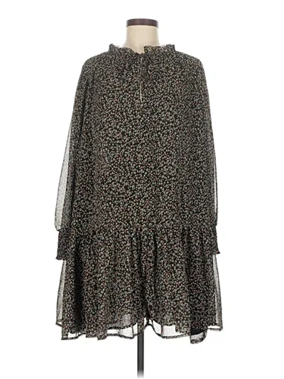 Pre-owned Mng Casual Dress In Brown
