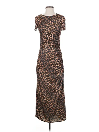 Mng Casual Dress In Brown