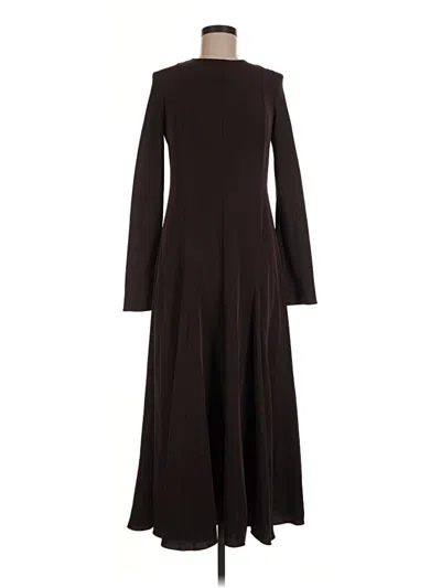 Pre-owned Mng Casual Dress In Brown